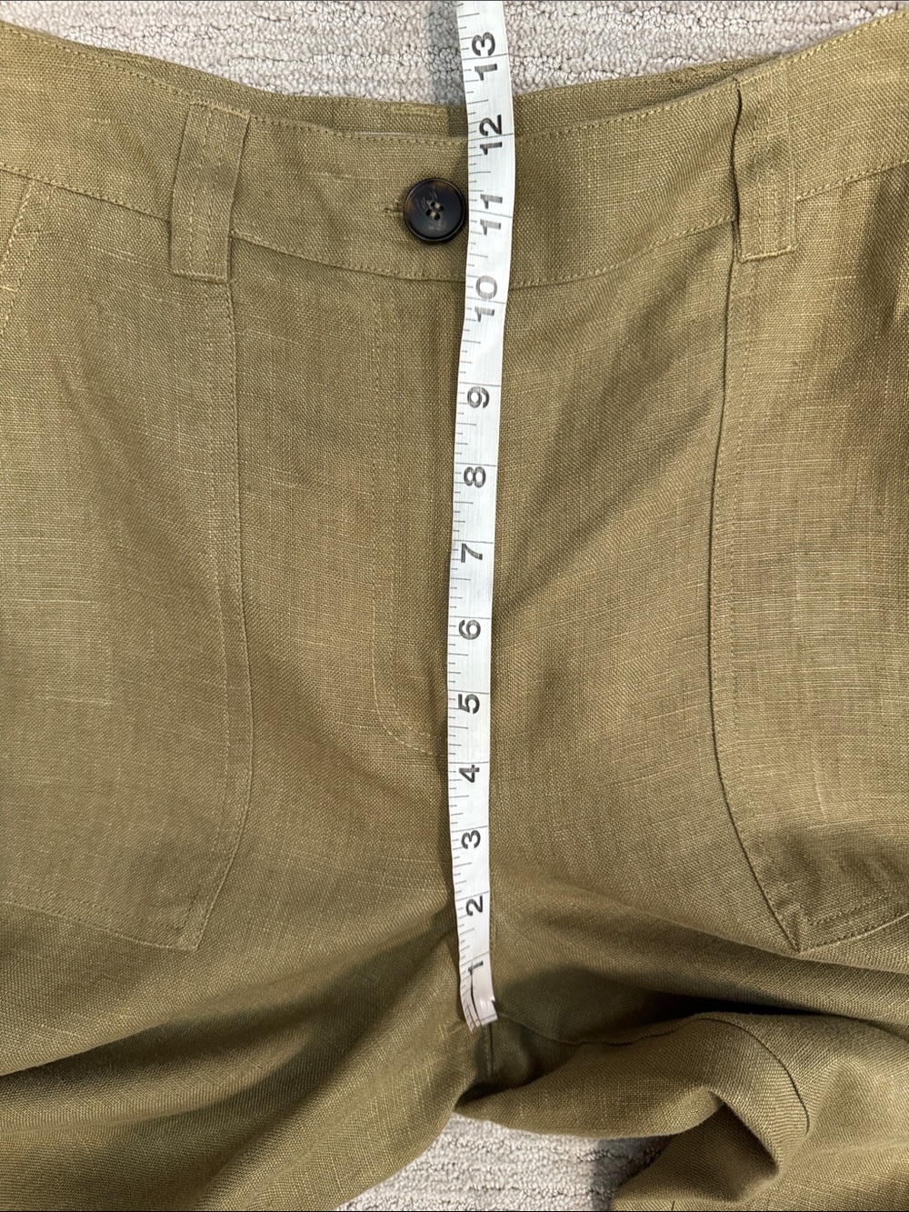 Reiss Ashby Wide Leg Linen Pants Size 4 - Picture 10 of 12